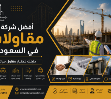 افضل شركة مقاولات في السعودية