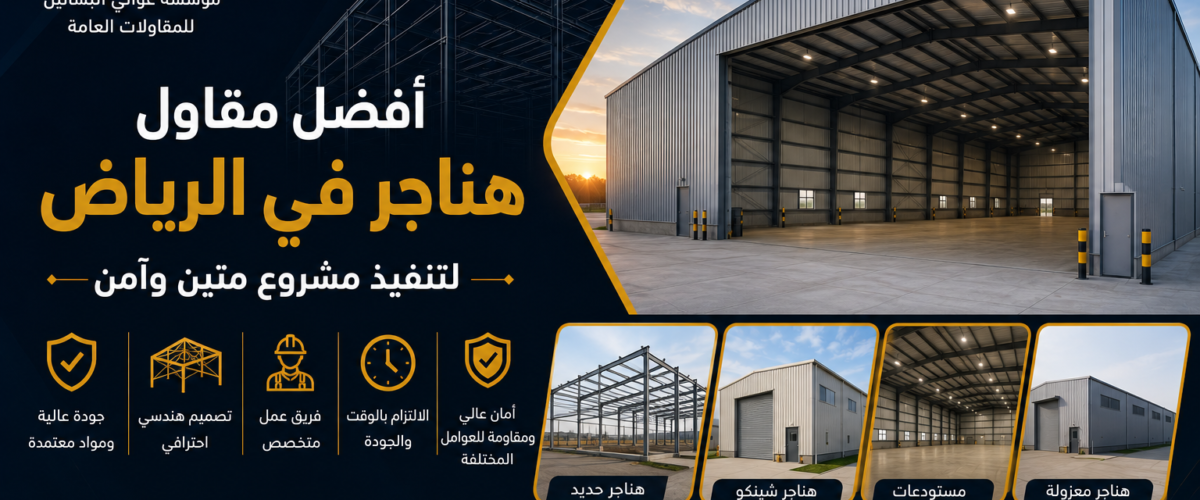 افضل مقاول هناجر في الرياض