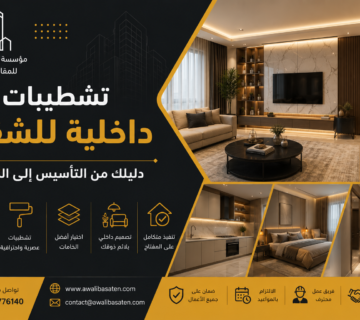 تشطيبات داخلية للشقق