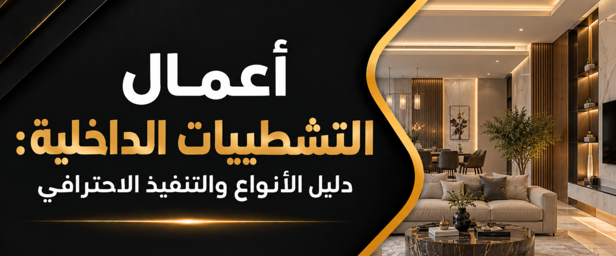 أعمال التشطيبات الداخلية
