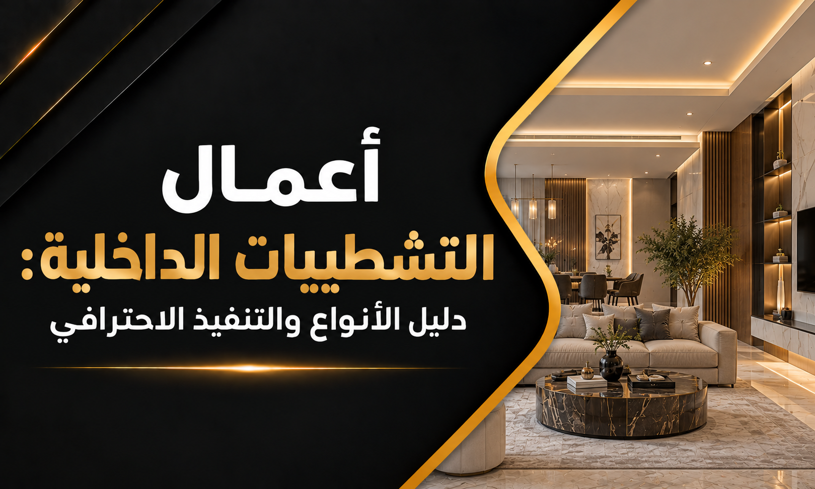 أعمال التشطيبات الداخلية