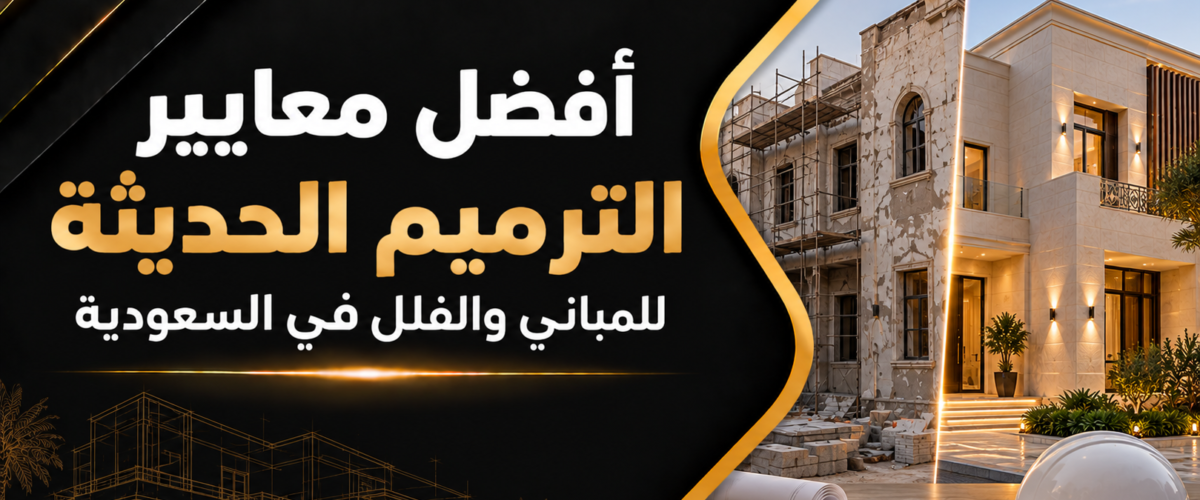 أفضل معايير الترميم الحديثة