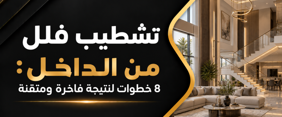 تشطيب فلل من الداخل