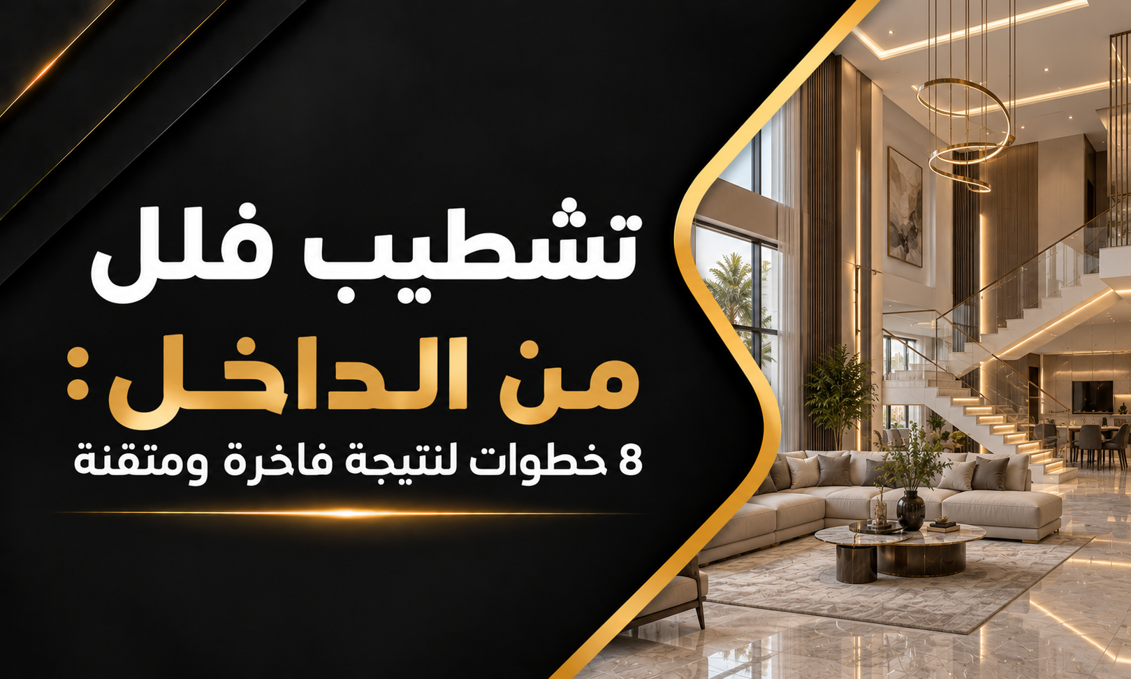 تشطيب فلل من الداخل