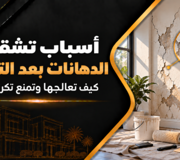 أسباب تشقق الدهانات بعد الترميم