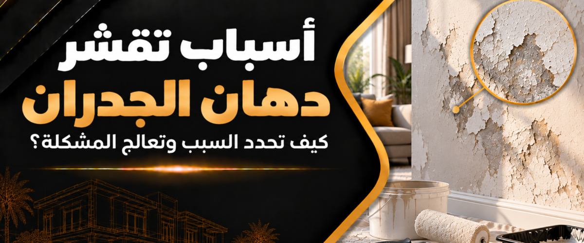 أسباب تقشر دهان الجدران