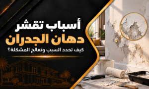 أسباب تقشر دهان الجدران