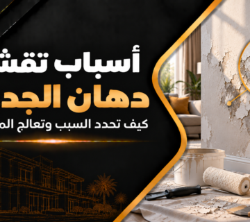 أسباب تقشر دهان الجدران
