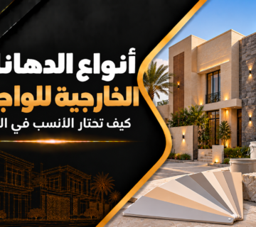 أنواع الدهانات الخارجية للواجهات