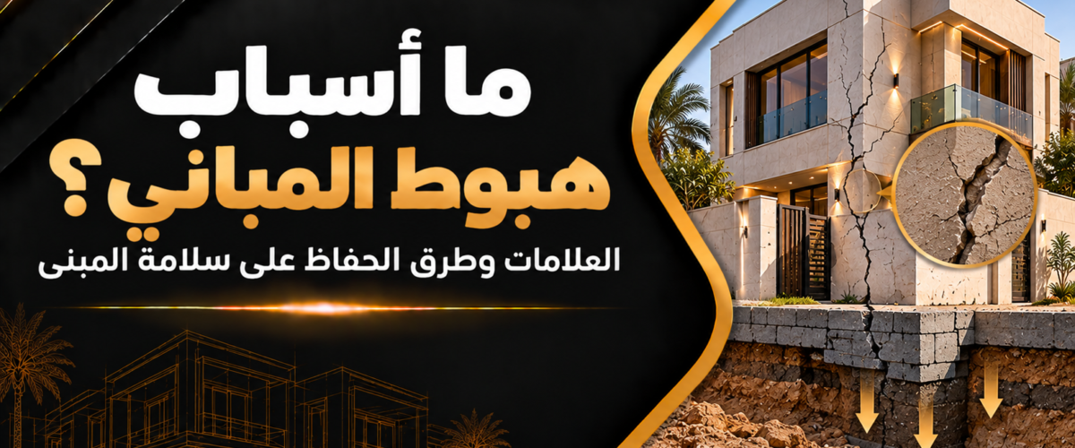 ما أسباب هبوط المباني
