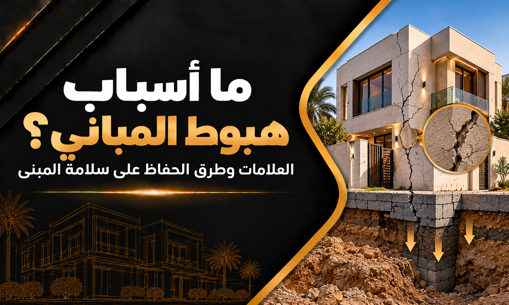 ما أسباب هبوط المباني