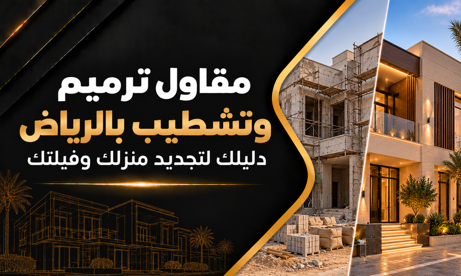 مقاول ترميم وتشطيب بالرياض
